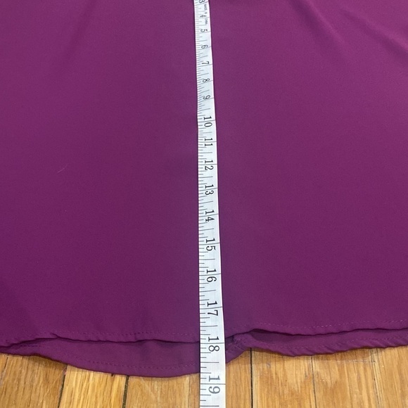 Cold Shoulder Top Purple - Picture 9 of 10